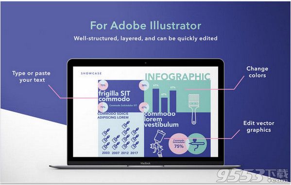 Infographics Mill for Adobe Illustrator Mac版