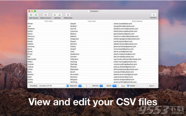 Quick CSV for Mac