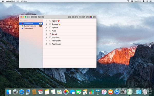 Make a List Mac版