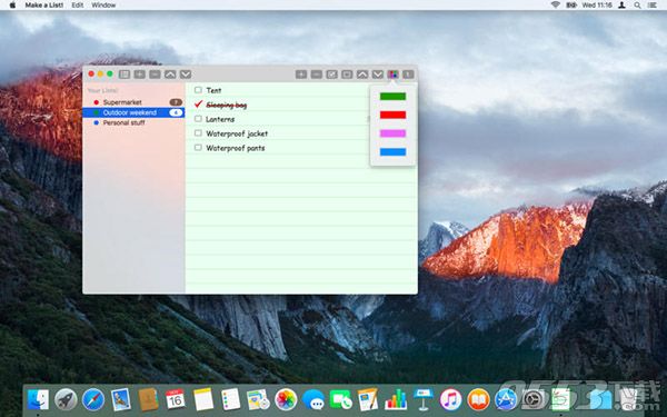 Make a List Mac版