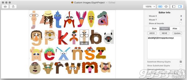 Glyph Designer 2 for Mac