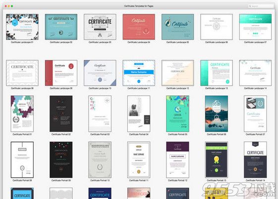 Certificates Templates for Pages Mac版