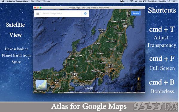 Google地图和导航mac版