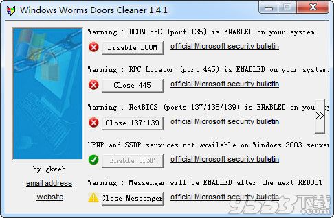 Windows Worms Doors Cleane