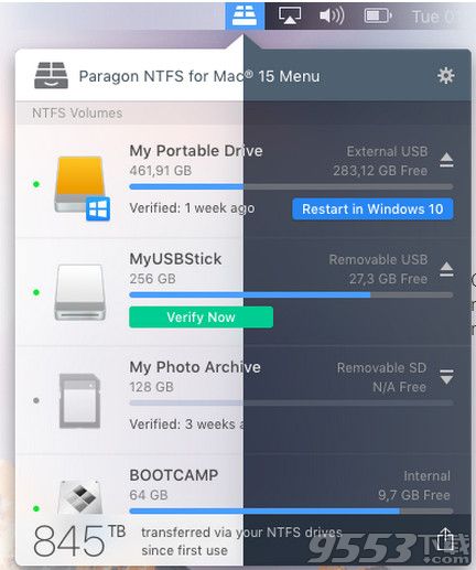 Paragon NTFS for Mac 15 破解版