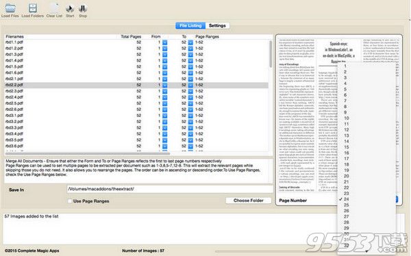 CM PDF & TIFF Page Extractor Mac版