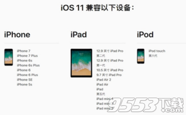 iOS 11正式版更新了什么 iOS11正式版支持设备有哪些