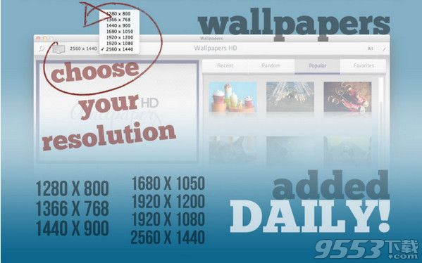 Wallpapers HD Lite Mac版