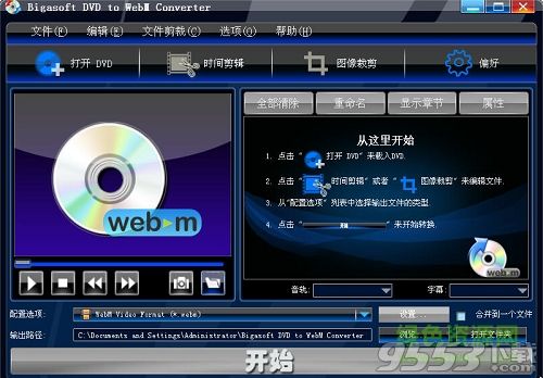 Bigasoft DVD to WebM Converter下载