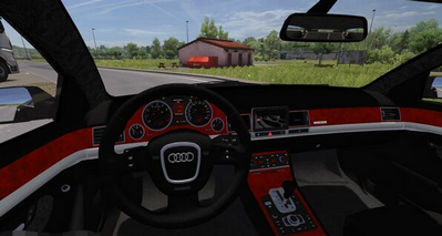欧洲卡车模拟2 v1.28奥迪A8升级版与模板