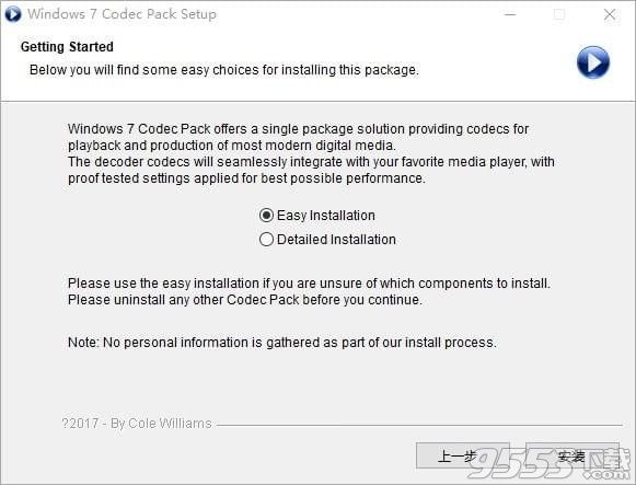 Windows7 Codec Pack