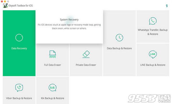 iSkysoft Toolbox for iOS Mac版