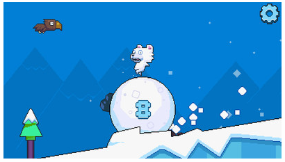 笨熊滚雪球全关卡解锁版下载-笨熊滚雪球游戏破解版下载v2.0.2图1