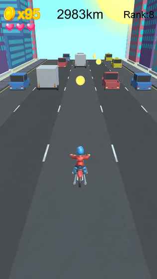 骑着摩托车回家过年游戏破解版下载-骑着摩托车回家过年无限金币破解版下载v1.0图2