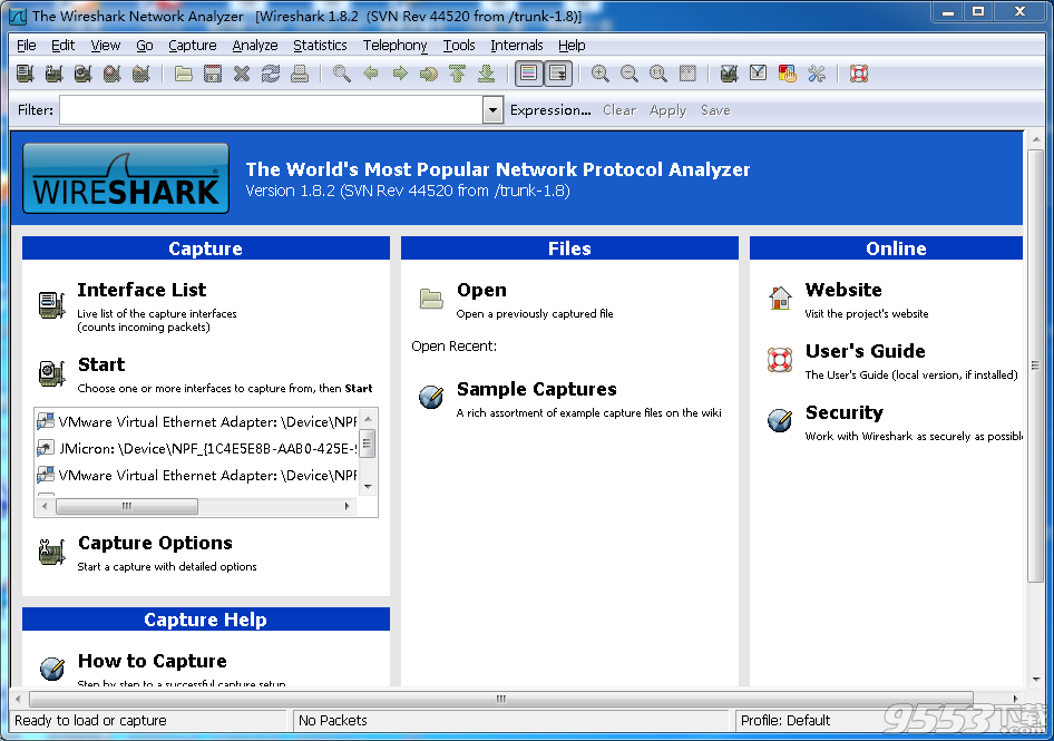 Wireshark网络分析器