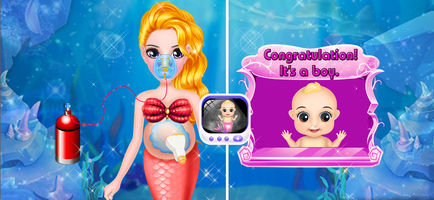美人鱼新生婴儿游戏安卓版截图3