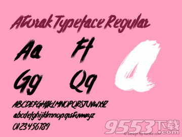 atorak typeface字体
