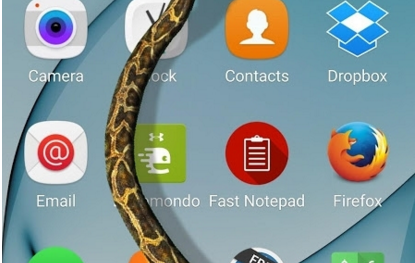 苹果手机显示蛇