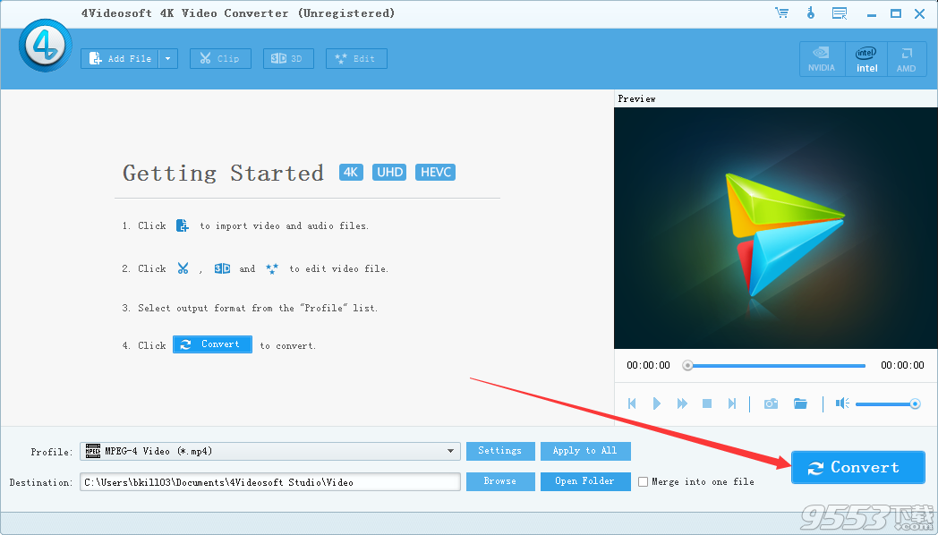 4Videosoft 4K Video Converter中文版 v6.2.18最新版