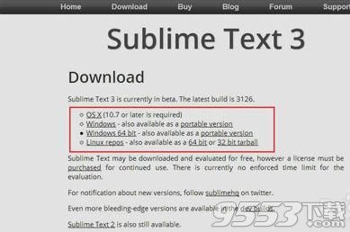 Sublime Text 3 Build 3170 Stable  x86/x64 正式版