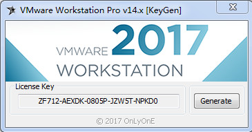 VMware 14 Pro注册机【附激活密钥】