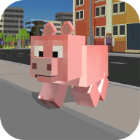 Blocky City Pig中文版
