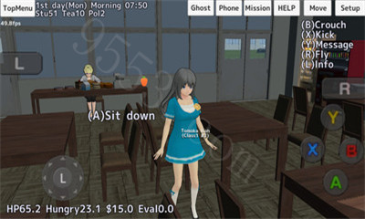 学校女生模拟器汉化版下载-学校女生模拟器最新版下载v2.0图4