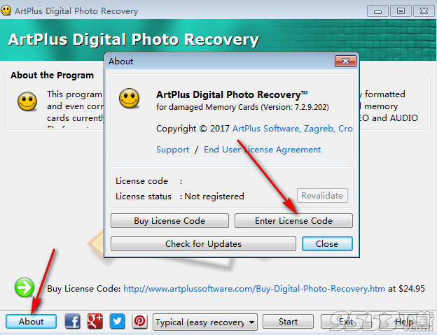 ArtPlus Digital Photo Recovery破解版