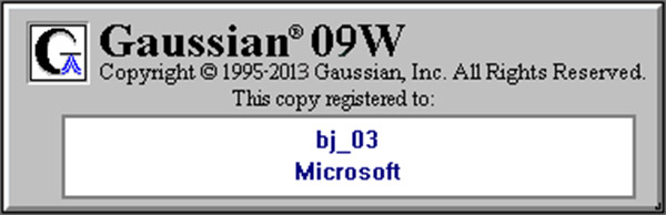 Gaussian 09W汉化版