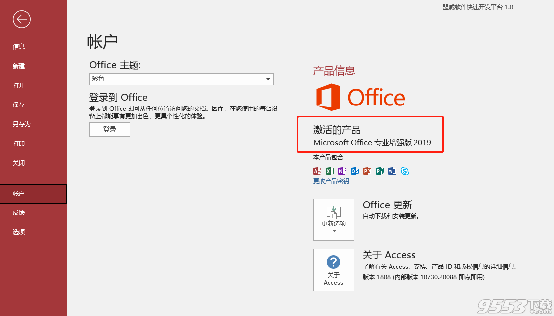 Microsoft Office Access2019中文版