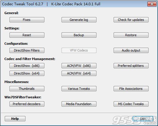 K-Lite Codec Pack Full v14.5.5中文版