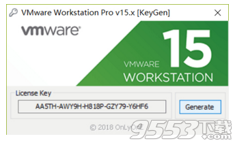 VMware Workstation Pro v15.0.2中文版+注册机