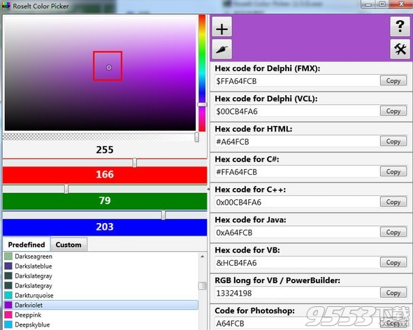 Roselt Color Picker