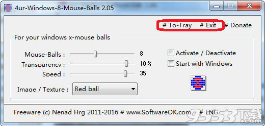 4ur-Windows-8-Mouse-Balls(桌面鼠标跟随) v2.45最新版