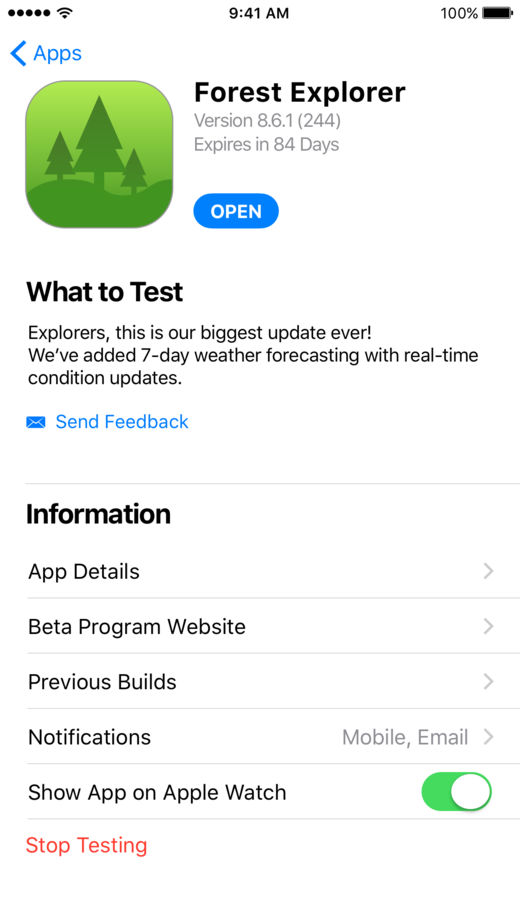 TestFlight(iOS APP测试工具)截图2