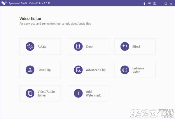 Apeaksoft Studio Video Editor