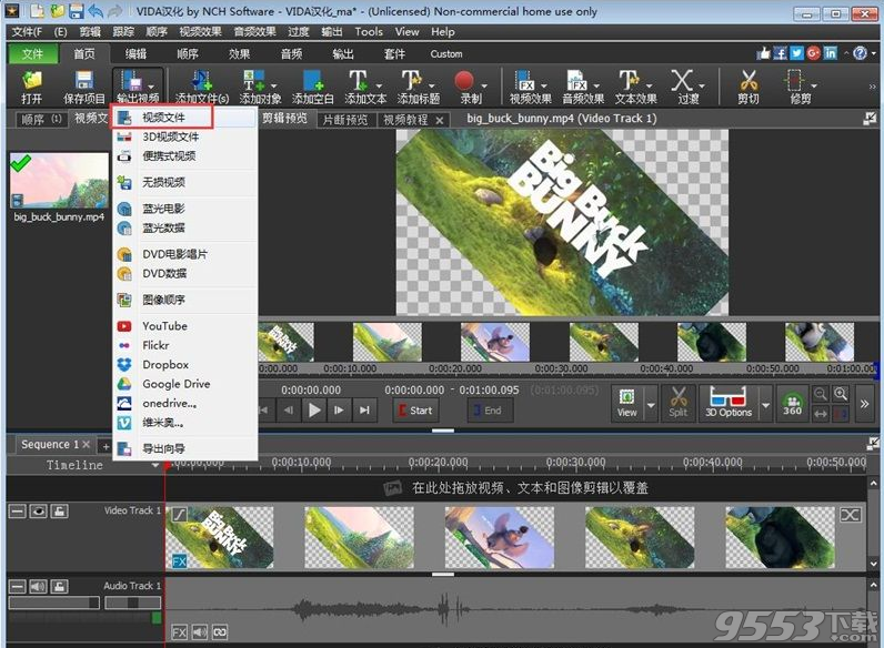 VideoPad Video Editor v6.2免费版