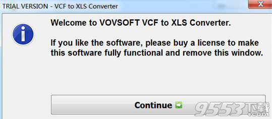 VovSoft VCF to XLS Converter(VCF到XLS转换器)