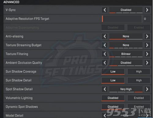 Apex英雄最佳画质设置方法介绍
