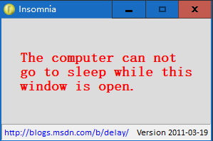 Insomnia(阻止电脑休眠工具) v1.0免费版