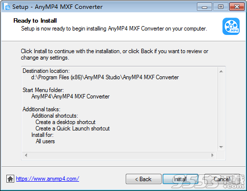 AnyMP4 MXF Converter中文版