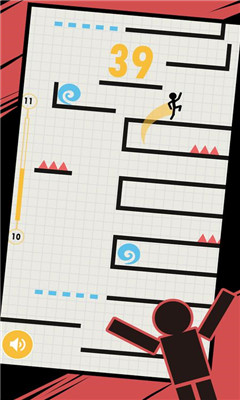 小人折叠跳游戏安卓版下载-小人折叠跳Foldman手机版下载v1.0.1图2