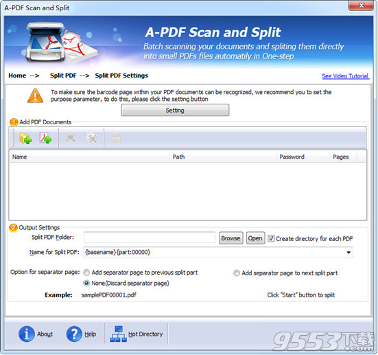 A-PDF Scan and Split(PDF扫描工具) v3.8.0免费版