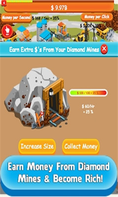 钻石大亨游戏下载-钻石大亨Diamond Mine Tycoon手机版下载v1.11.1图4
