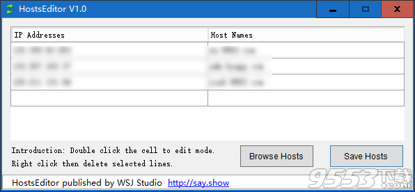HostsEditor(Hosts编辑器) v1.0免费版