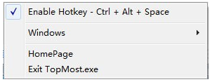TopMost(窗口置顶工具) v1.0绿色版
