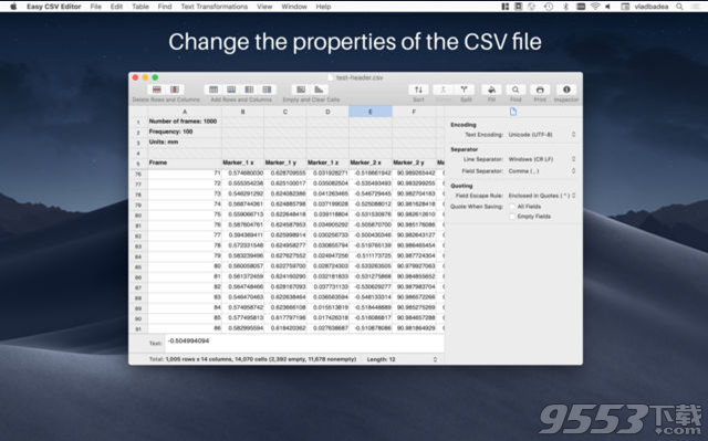 Easy CSV Editor Mac版