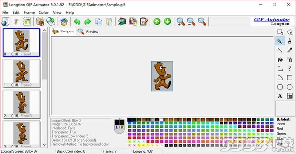 Longtion GIF Animator(GIF制作软件) v5.0.1.52免费版