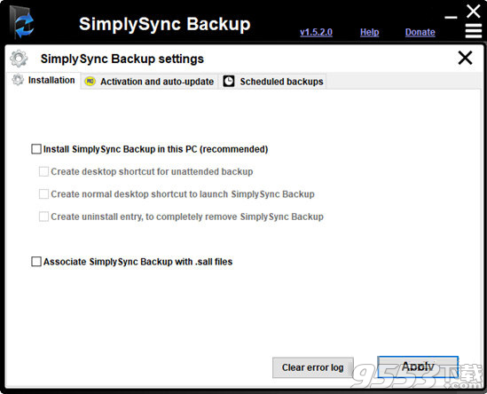 SimplySync Backup(系统备份工具) v1.5.2.0绿色版
