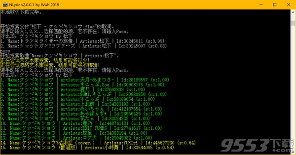 NLyric(网易云音乐歌词自动搜索下载软件) v2.0.0.1最新版
